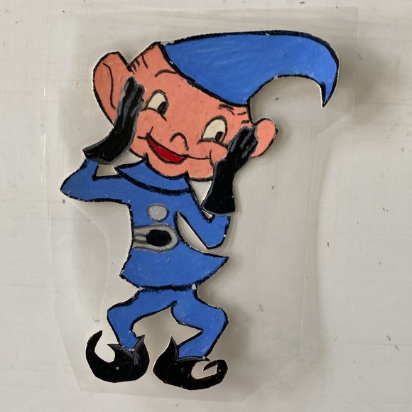 Vintage Pixie Elf Window Decals Lot of 3 - Picture 5 of 8